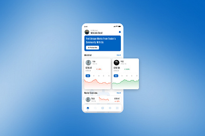 Trading App community figma flutter node.js trading app ui design