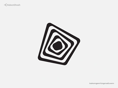 Abstract Pyramid Logo concept abstract brand design brand identity branding design logo minimal modern logo pyramid tech