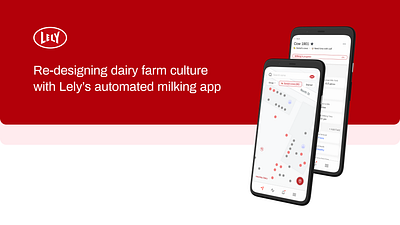 Lely app branding ui ux