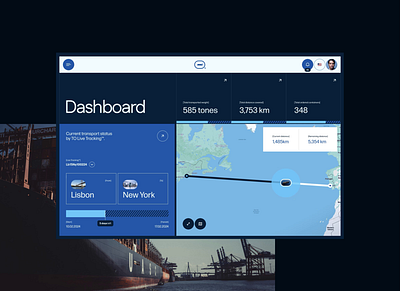 #7 Concepts / Transocean® animatino boat cargo container dashboard design freight harbour logistics motion ocean panel sea transport ui user panel ux vessel webapp webdesign