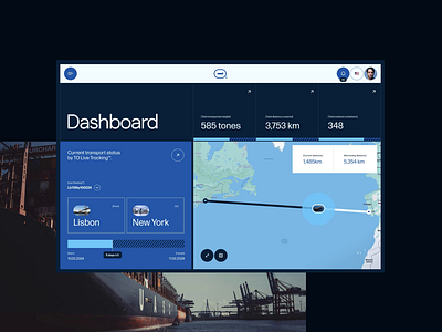 #7 Concepts / Transocean® animatino application boat cargo container dashboard design logistics motion ocean product design sea ship transport ui ux vessel web app web application web design