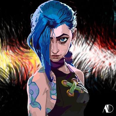 Digital Art 2: Jinx digital art illustration portrait