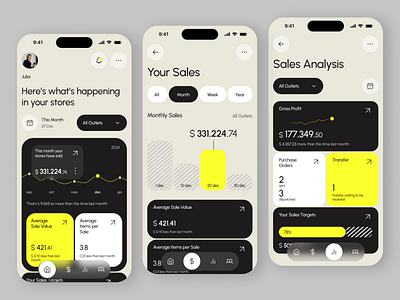 CRM & Sales Analytics Mobile App analyticsapp businessanalytics businessapp crmapp datavisualization expensemanagement financialtracking goaltracking mobileapp mobilecrm salesanalytics salestracking