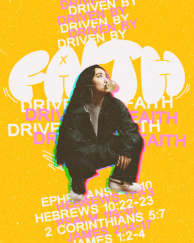 Driven by Faith | Christian Poster christian