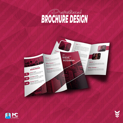 Professional Trifold Brochure Design ✨ 3d animation branding brochure design client work company profile design graphic design logo motion graphics social media post trend vairal post