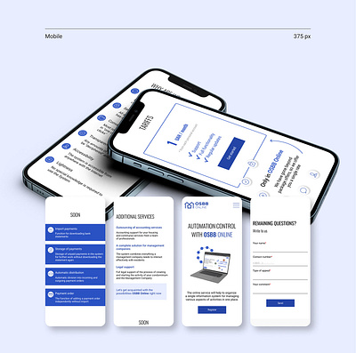 OSBB SERVICE | LANDING PAGE app design mobile ui ux