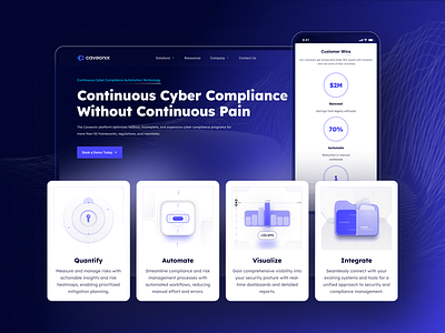 Compliance Corporate Website & Branding branding cyber cybersecurity design framer illustration logo ui website