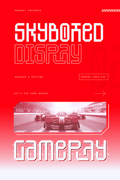 SkyBoxed - Futuristic Display Fonts branding display display font esport font fonts futuristic headline logo modern sport sport font typeface design typography