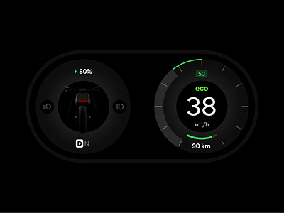 Slick User Interface apple automotive carplay cluster electric hud ios motorcycle ui