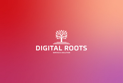 Log Design For Digital Roots adobe illustrator brand logo branding digital roots digital roots logo graphic design logo logo design logodesign minimal logo modern logo roots logo service logo solution logo