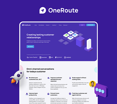 OneRoute branding design graphic design illustration ui ux