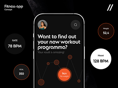 Fitness Mobile iOS App android app design app design concept app design template dark theme dashboard design fitness fitness app interface ios mobile mobile app mobile design mobile ui product design sport app ui ux