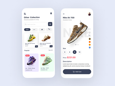 Shoes app design ui/ux design mobailapp mobailappdesign mobailshop shoeappdesignuiuxdesign ui uidesign uiux ux uxdesign