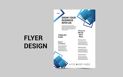 Corporate Business flyer print design