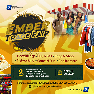 Ember Trade Fair Flyer flyer graphic design trade fair