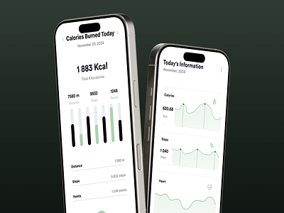 Personal Fit Tracker App Mockup design fit app fit tracker fitness smart fit ui ux uxdesign wearable webdesign wellness