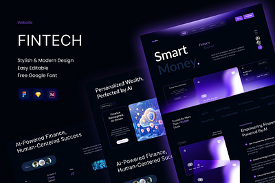 NexCa - Fintech Bank AI Website agency ai landing page ui ux website