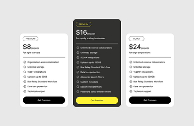 SAAS Pricing table figma pricing pricing table web design webflow developer