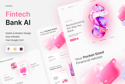 NithBank - Fintech Bank AI Website agency ai landing page product ui ux website