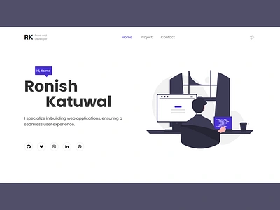 Portfolio css design figma javascript portfolio react ui