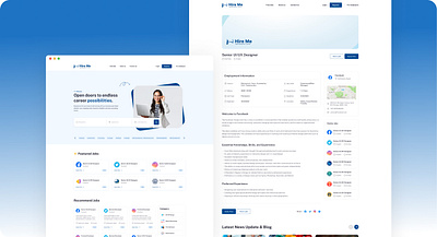 Hire Me design figma job job finder job poster ui user interface