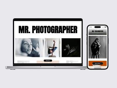 Photographer Portfolio Design apple apple devices booking branding css design iphone macbook minimal photo photographer photography portfolio portfolio design responsive type typography web design website