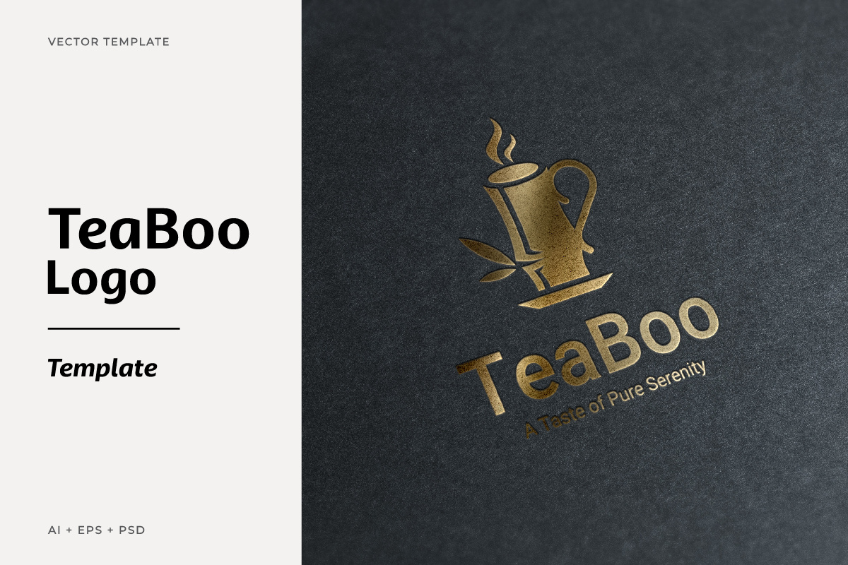 TeaBoo Logo bamboo coffee cup design graphic design health illustration leaf logo nature tea