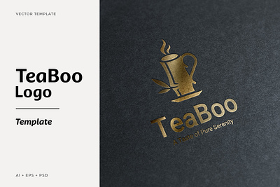 TeaBoo Logo bamboo coffee cup design graphic design health illustration leaf logo nature tea