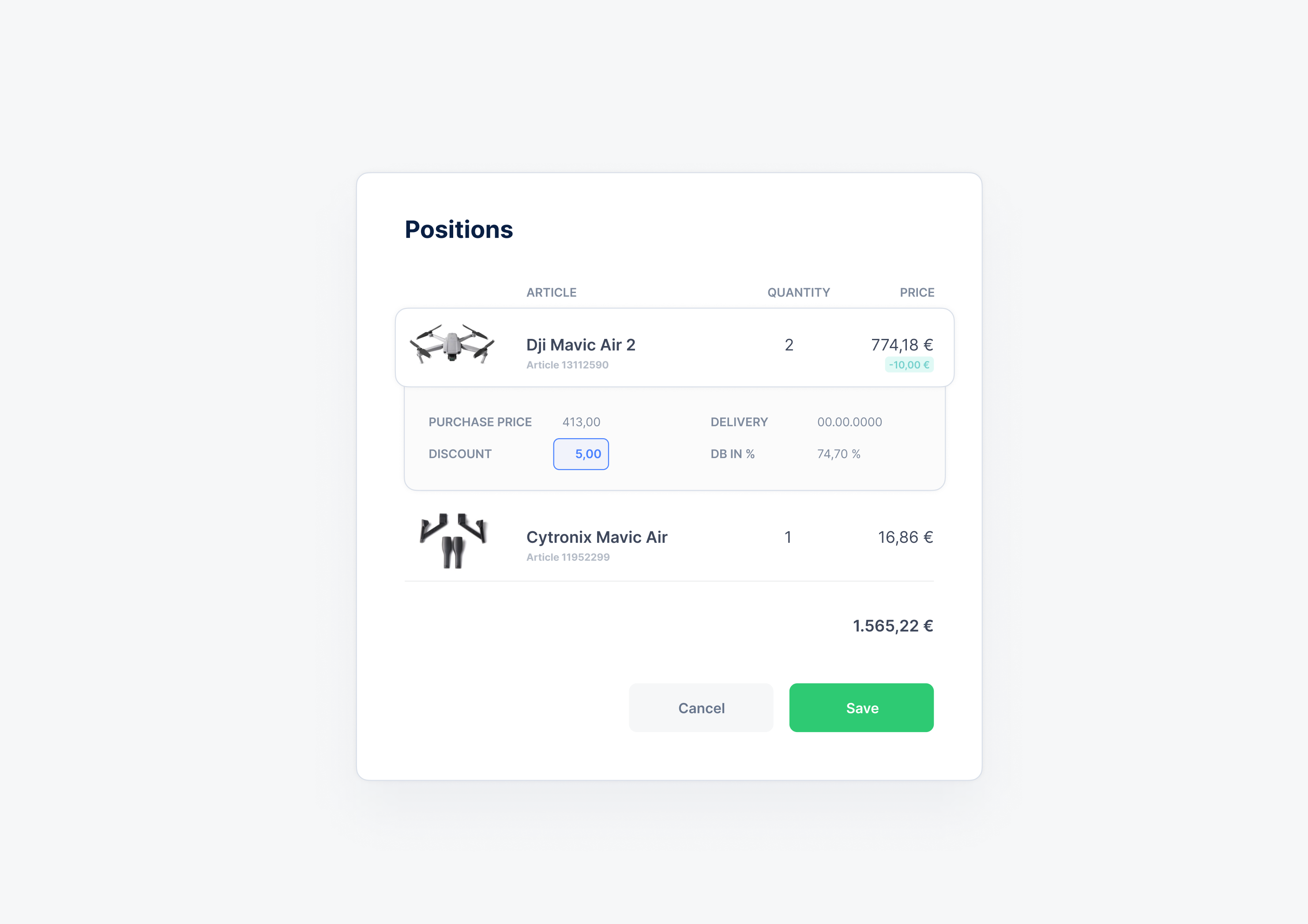 Positions list air article cancel clean cytronix delivery discount dji interface mavic modal muzli position positions price price list procent product save web