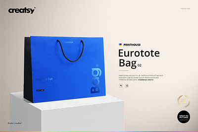 Eurotote Bag 2 Mockup Set creatsy custom customizable design etsy eurotote bag 2 mockup set mockups online personalized print printable printed printing shop smart template up