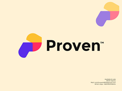 P Initial Logo Design Proven, Logo Design, Modern Logo, Trendy agency logo app logo brand identity branding colorful logo creative designer creative logo fansdesigns icon letter p logo logo logo mark logotype marketing logo modern logo p letter logo tech logo trend trendy logo