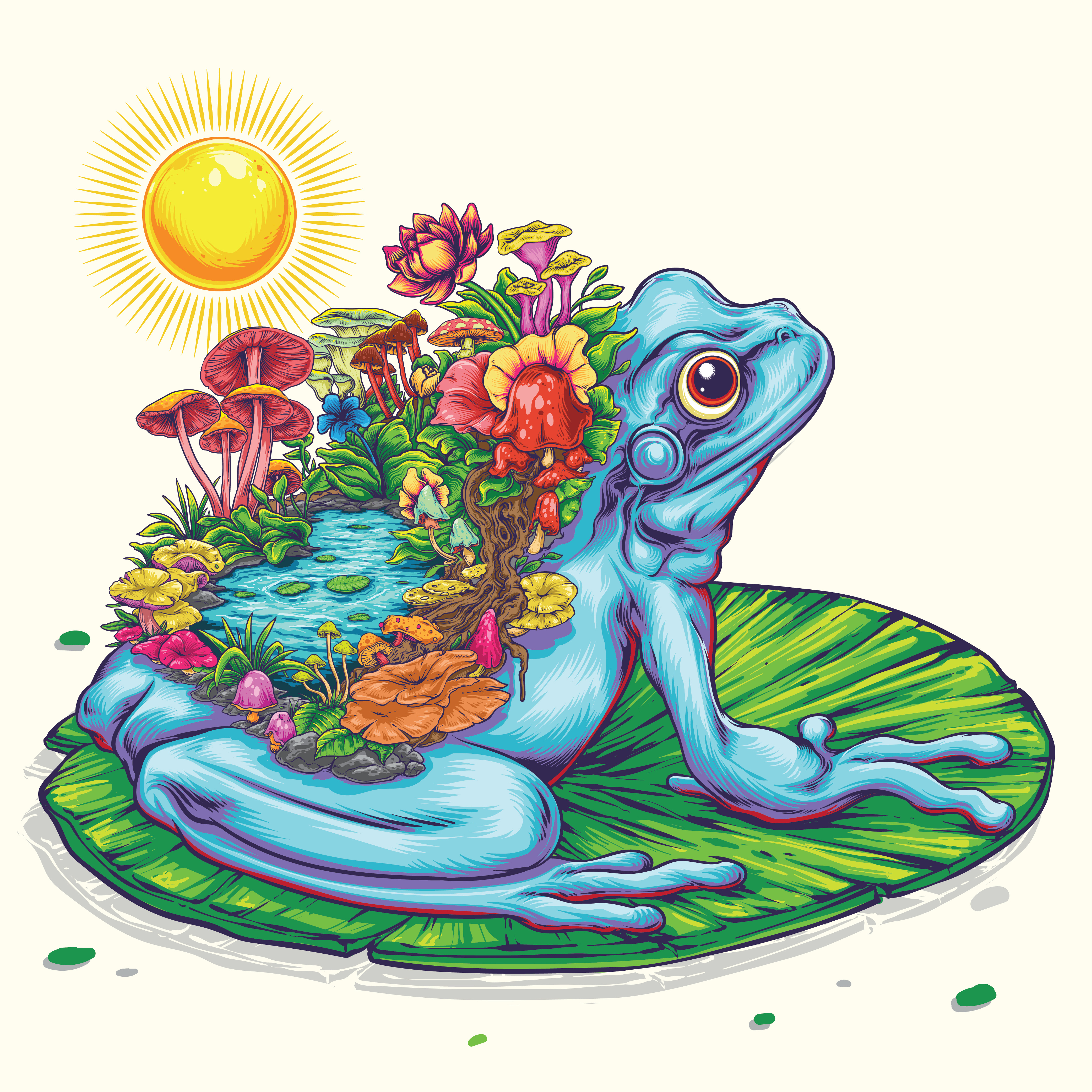 Animal Eco 0.2 animal brand bull byson colorfull deer fox frog graphic design icon identity illustration logo motion graphics natural tropical wolf