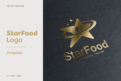 StarFood Logo design graphic design health logo nature restaurant star