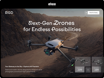 Drone Store Website Concept design fi figma ui ui design ux design ux ui design uxui design web design webdesign