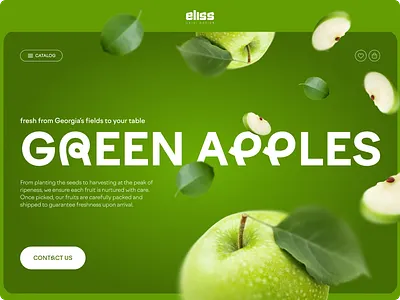Fresh & Vibrant Fruit Company Landing Page Design 🌱 design figma ui ui design ux design ux ui design webdesign