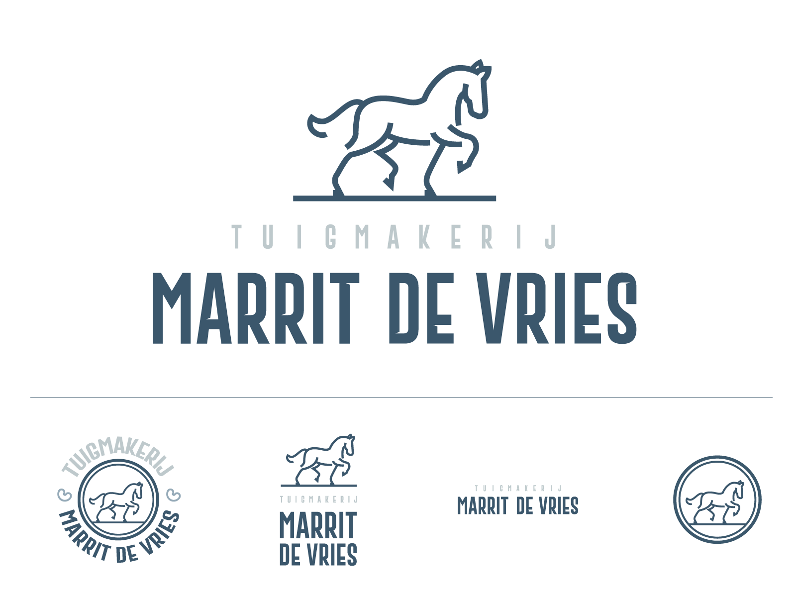 MdV Logo branding design graphic design horse icon illustration logo mdv nl paard rms saddle tuigen typography vector zadel