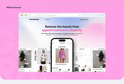 Garderobo.ai - product design | ui ux design ai product design ui ux web design