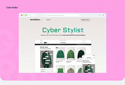 Garderobo.ai - product design | ui ux design product design ui ux web design