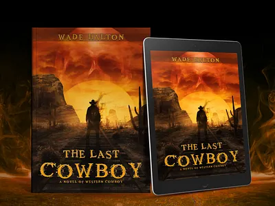 The Last Cowboy 3d book mockup amazon kdp book book cover book cover art book cover design book cover designer book cover mockup book design ebook ebook cover epic epic book epic book covers epic bookcovers epic covers horror book cover paperback professional book cover the last cowboy