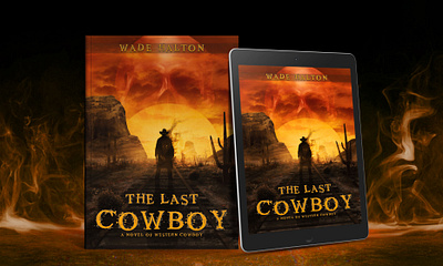 The Last Cowboy 3d book mockup amazon kdp book book cover book cover art book cover design book cover designer book cover mockup book design ebook ebook cover epic epic book epic book covers epic bookcovers epic covers horror book cover paperback professional book cover the last cowboy