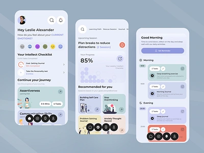 Health Care App android application design doctor app health app health care app health tracker health ui healthcare ios medical mobile mobile app mobile app design modern ui mood tracker ui ui design ux wellness app