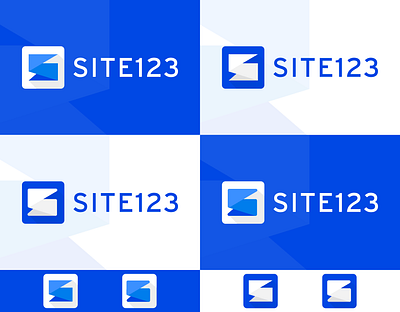 Site123 - Logo Redesign branding design figma logo redesign ui uiux ux web design website