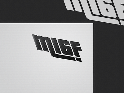 MI6F Logotype black white bw brand branding custom fonts design graphic design icons designer illustration illustrator ai loglo logotype mi6f mockup photoshop psd print print designer senior designer typo typography ui ux designer web