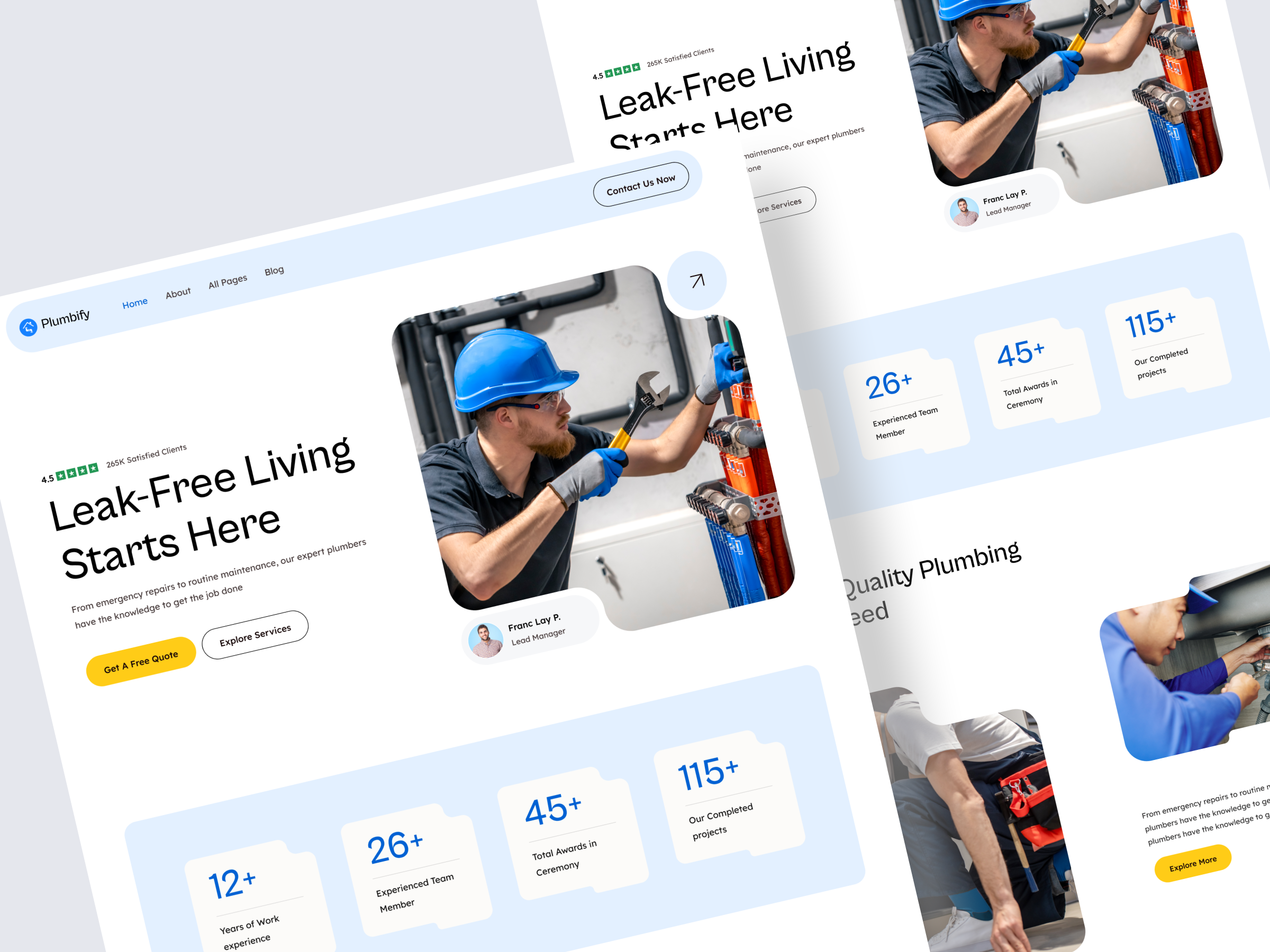 Example of Single Landing Page Design