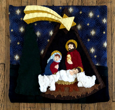 Busy Book Nativity page busy book christmas christmas busy book handmade busy book nativity busy book textile art