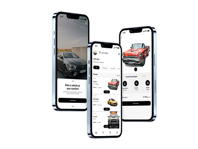 Car rental App uidesign designer