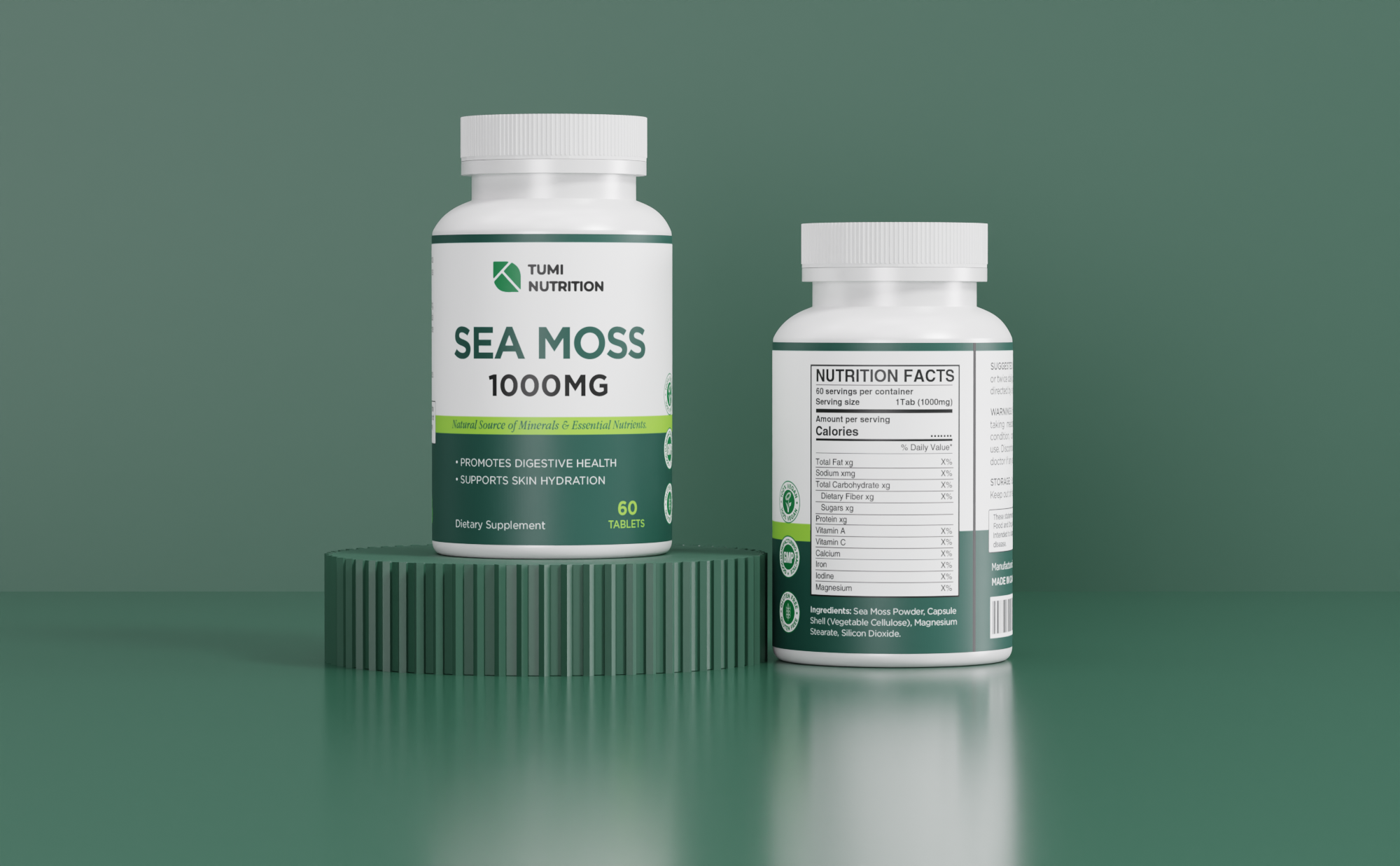 Supplement Bottle Label Design 3d 3d mockup bottle bottle label bottle label design box branding design illustration label design logo packaging design supplements supplements label design