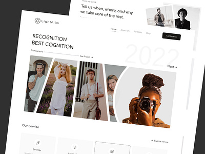 Best Photoshop Website Design bestphotoshoot camerashoot herosection inspiration photographywebsite photoshopfigmadesign photoshopweb productdesign rejoanrejuuix uiuxdesign