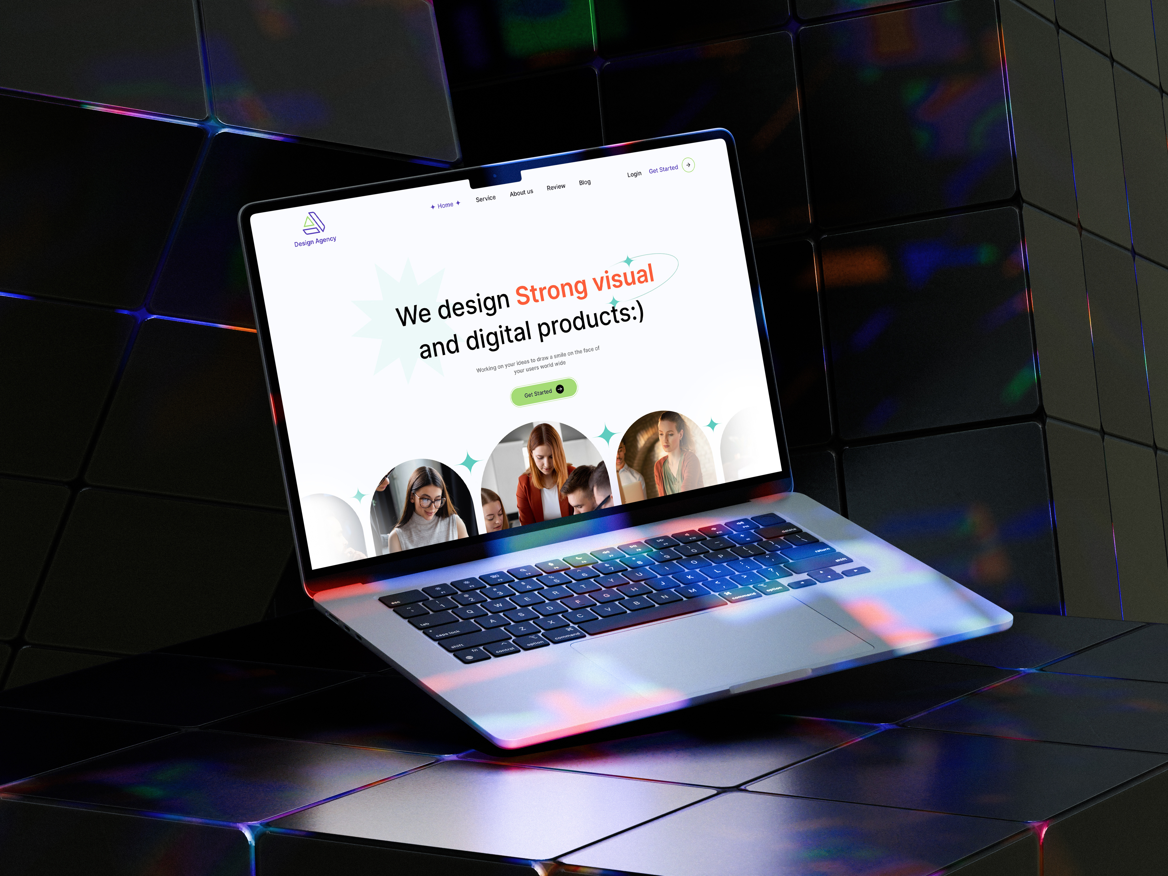 Example of Figma Landing Page & Website Design