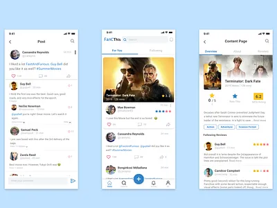 UI Mobile - Social App ui mobile user interface design
